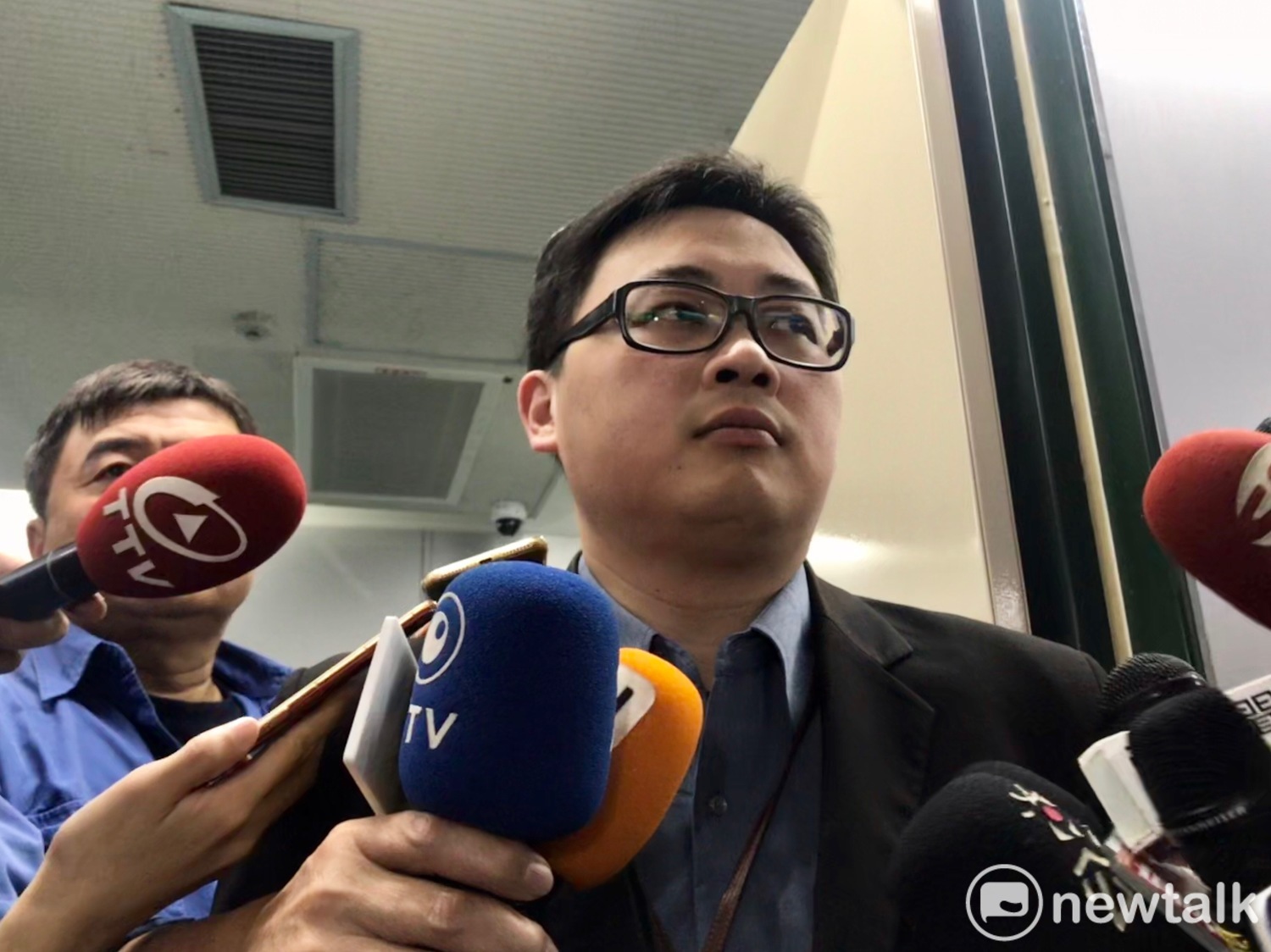 北市府發言人劉奕霆。 圖:周煊惠 / 攝 北市府發言人劉奕霆。 圖:周煊惠 / 攝
