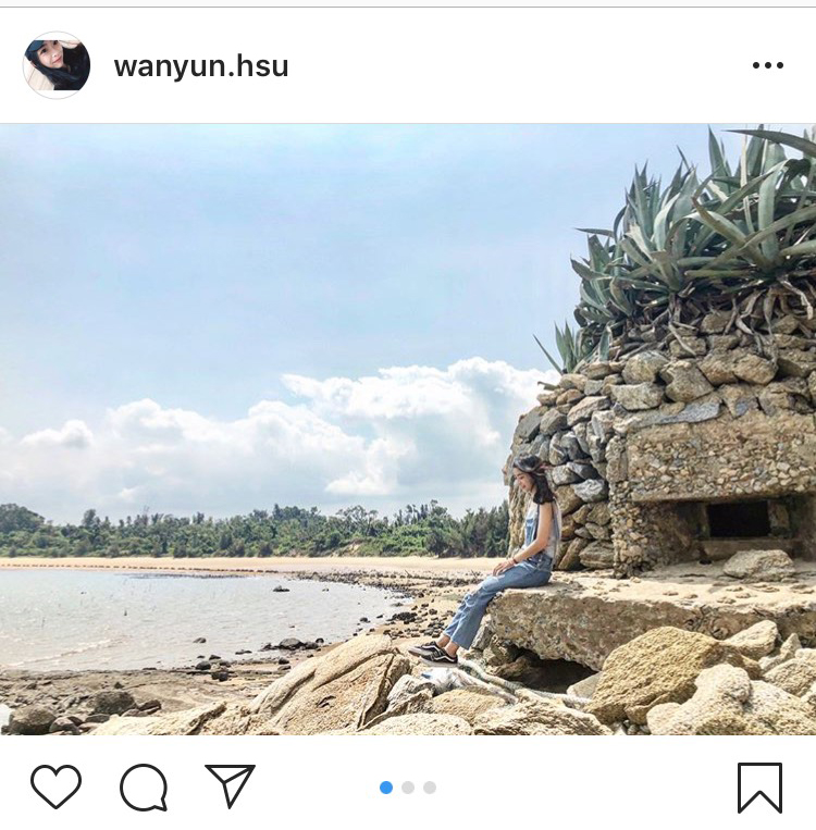 「小金門沙溪堡」特別的岩石景觀,不只吸睛也超好拍。 圖:翻攝自instagram wanyun.hsu/開放權限 「小金門沙溪堡」特別的岩石景觀,不只吸睛也超好拍。 圖:翻攝自instagram wanyun.hsu/開放權限