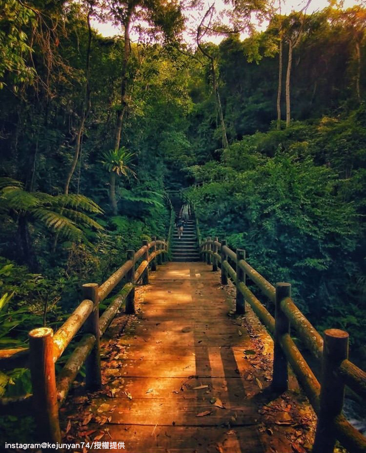 「三民蝙蝠洞」步道沿途設有石磚陸,因此十分好走。 圖:翻攝自instagram kejunyan74/開放權限 「三民蝙蝠洞」步道沿途設有石磚陸,因此十分好走。 圖:翻攝自instagram kejunyan74/開放權限