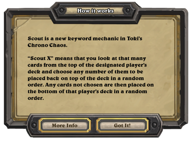 「偵查」是「Toki’s Chrono Chaos!」中最重要的新關鍵字。 「偵查」是「Toki’s Chrono Chaos!」中最重要的新關鍵字。