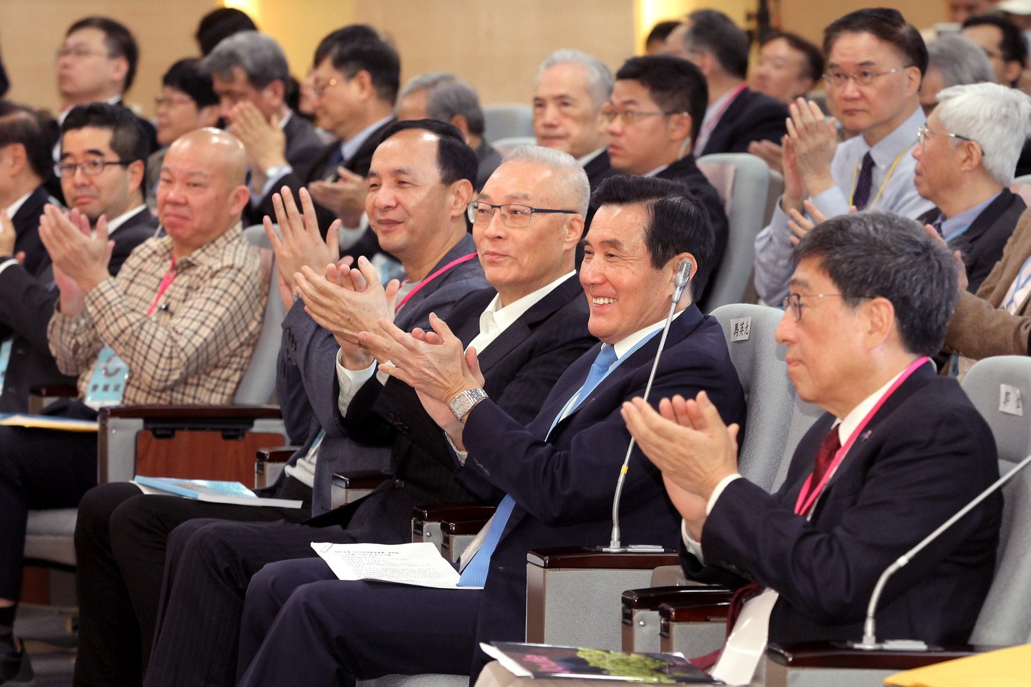 前總統馬英九今(10)日出席「2019民間能源會議」。 圖:馬英九基金會/提供 前總統馬英九今(10)日出席「2019民間能源會議」。 圖:馬英九基金會/提供