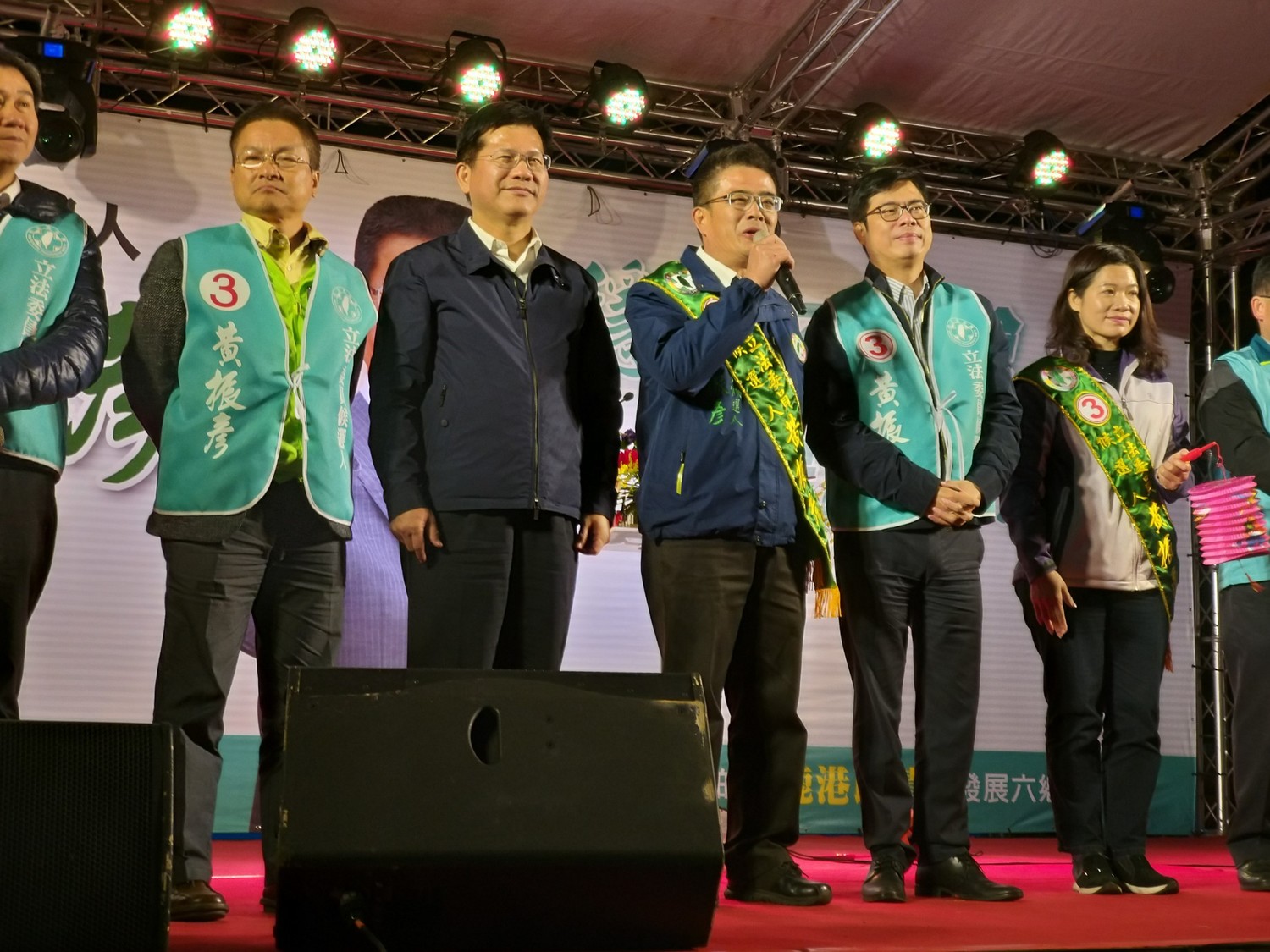 黃振彥以感性的致詞,感謝競選團隊兩個多月來的辛苦。 圖:黃振彥競選總部/提供 黃振彥以感性的致詞,感謝競選團隊兩個多月來的辛苦。 圖:黃振彥競選總部/提供