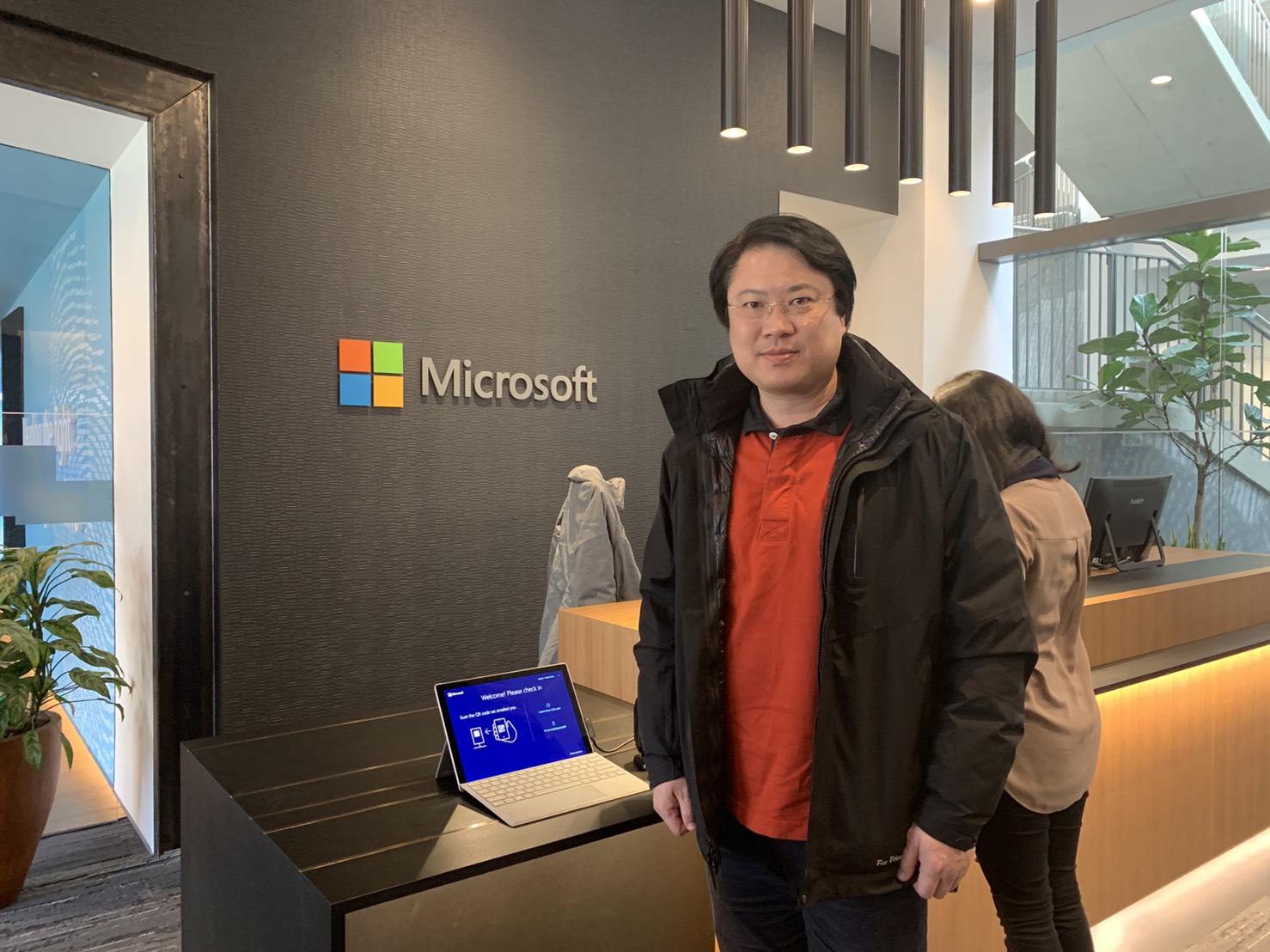 訪問團參訪Microsoft 微軟總部。 圖/基隆市政府提供 訪問團參訪Microsoft 微軟總部。 圖/基隆市政府提供