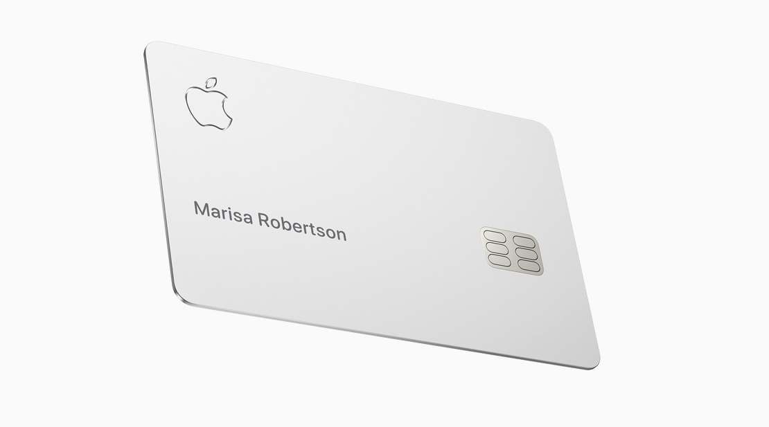 蘋果 Apple Card 實體卡片外觀,延續蘋果一貫的簡約風格設計。圖:翻攝蘋果官網 蘋果 Apple Card 實體卡片外觀,延續蘋果一貫的簡約風格設計。圖:翻攝蘋果官網