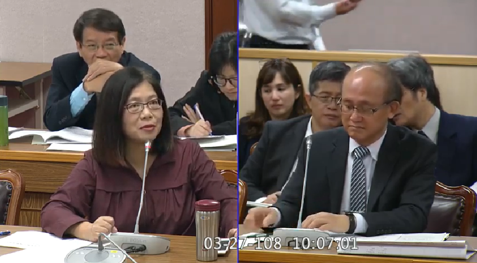 民進黨立委管碧玲今(27)天在立法院質詢指出,2013年修法增加懲處論文代寫,但5年多來教育部竟然只開罰1件。 圖:擷自質詢影片 民進黨立委管碧玲今(27)天在立法院質詢指出,2013年修法增加懲處論文代寫,但5年多來教育部竟然只開罰1件。 圖:擷自質詢影片