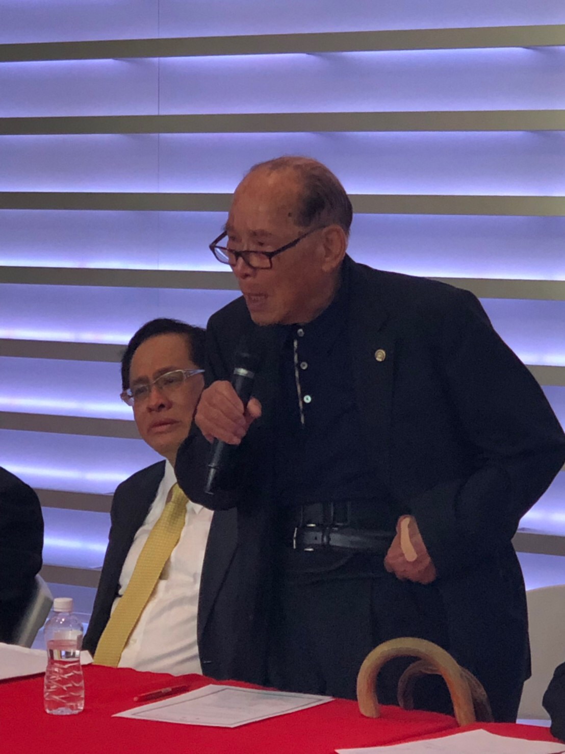 民視榮譽董事長田再庭。 圖 : 網友/提供 民視榮譽董事長田再庭。 圖 : 網友/提供