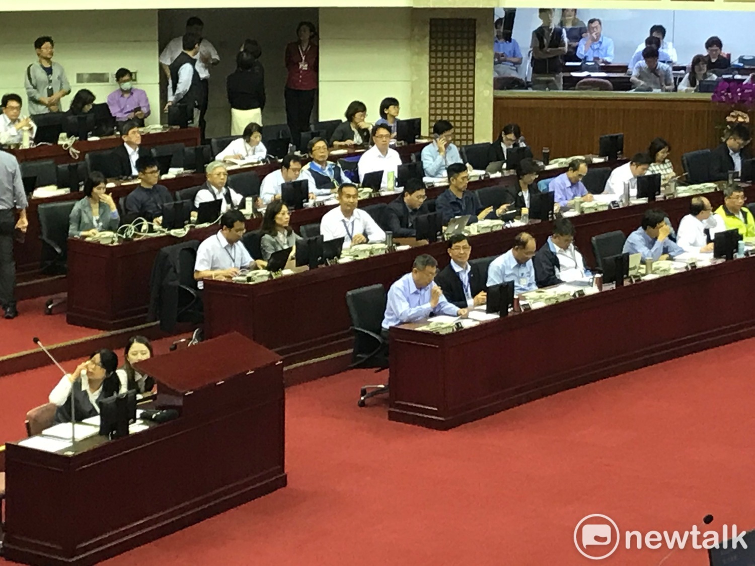 台北市議會開議。 圖:周煊惠 /攝 台北市議會開議。 圖:周煊惠 /攝