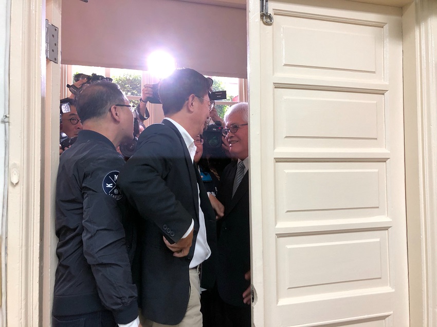 藍委杯葛中選會主委李進勇人事案。 圖:趙婉淳/攝 藍委杯葛中選會主委李進勇人事案。 圖:趙婉淳/攝
