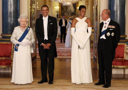 美國前總統歐巴馬夫婦2011年5月訪問英國。 圖:翻攝The Royal Family臉書 美國前總統歐巴馬夫婦2011年5月訪問英國。 圖:翻攝The Royal Family臉書