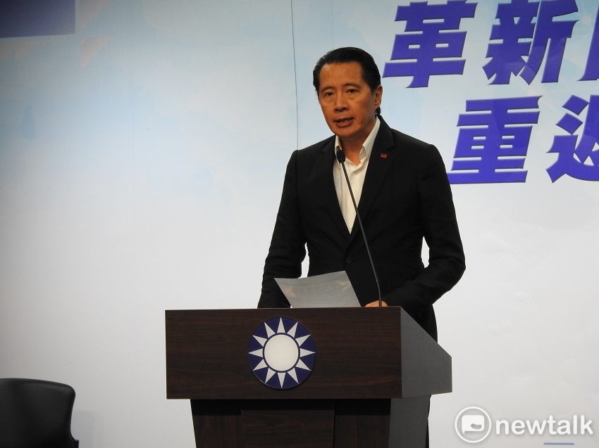 國民黨發言人歐陽龍。 圖:趙婉淳/攝 國民黨發言人歐陽龍。 圖:趙婉淳/攝