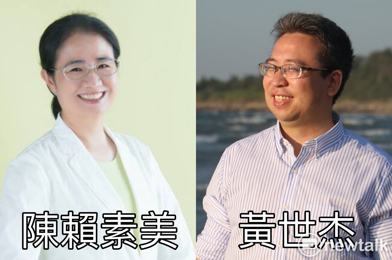 桃園市府前市政顧問黃世杰(右)挑戰同黨籍的現任立委陳賴素美(左),最後由黃世杰獲得提名資格。 圖:新頭殼合成 桃園市府前市政顧問黃世杰(右)挑戰同黨籍的現任立委陳賴素美(左),最後由黃世杰獲得提名資格。 圖:新頭殼合成