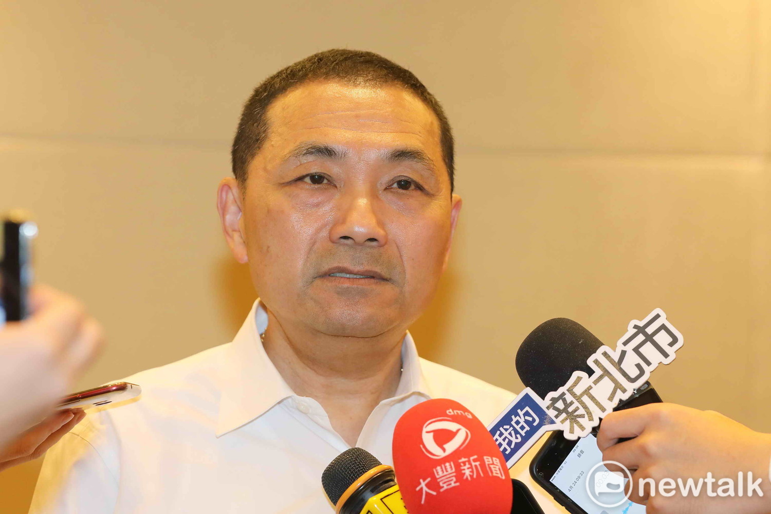 新北市長侯友宜對國民黨未補助他分文選舉經費之事表示,當時政黨很拮据,沒有給任何支援是合理,也是應該的。 圖:王峻昌/攝 新北市長侯友宜對國民黨未補助他分文選舉經費之事表示,當時政黨很拮据,沒有給任何支援是合理,也是應該的。 圖:王峻昌/攝