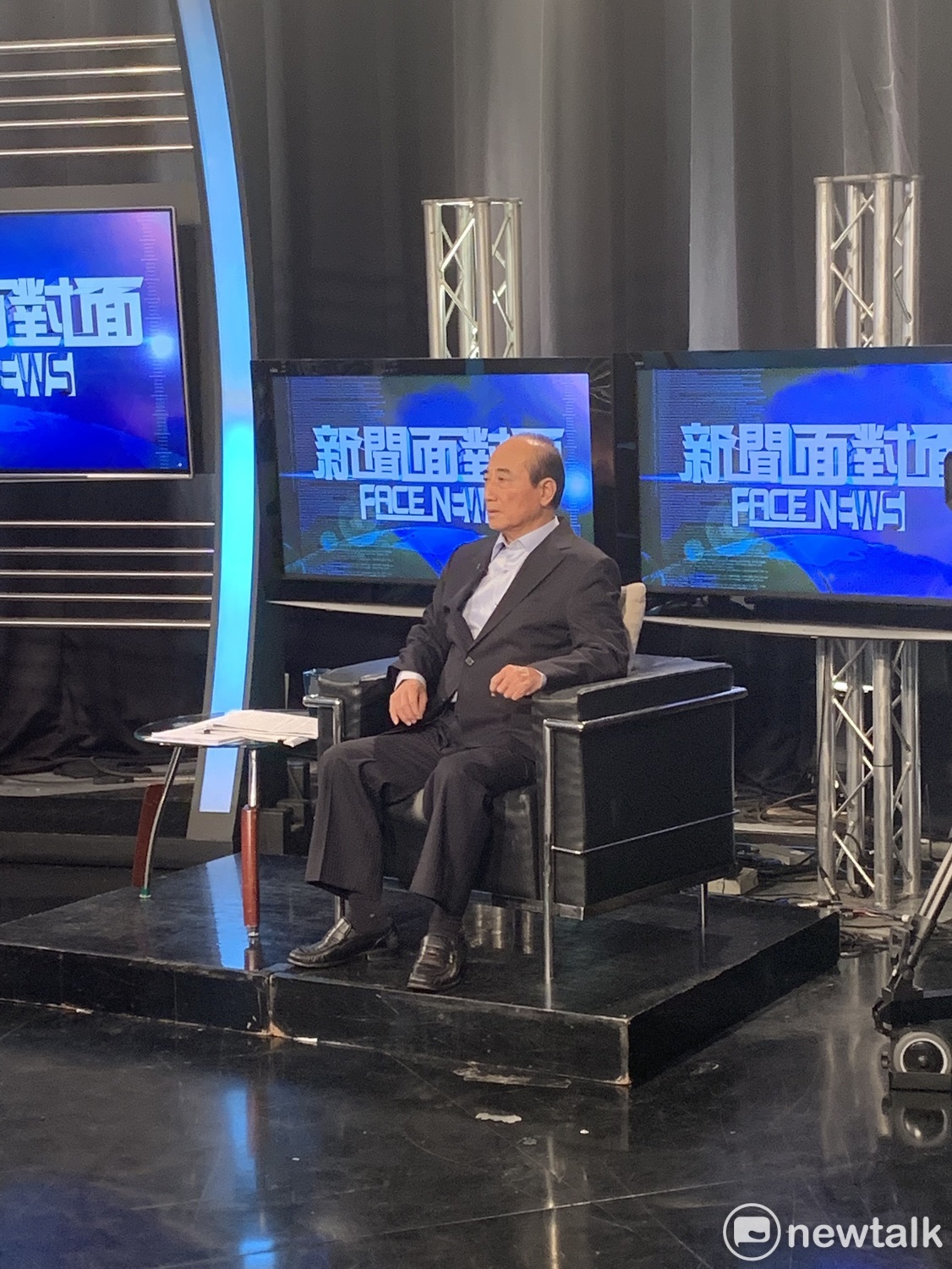 前立法院長王金平下午接受年代新聞面對面專訪。 圖:趙婉淳 /攝 前立法院長王金平下午接受年代新聞面對面專訪。 圖:趙婉淳 /攝