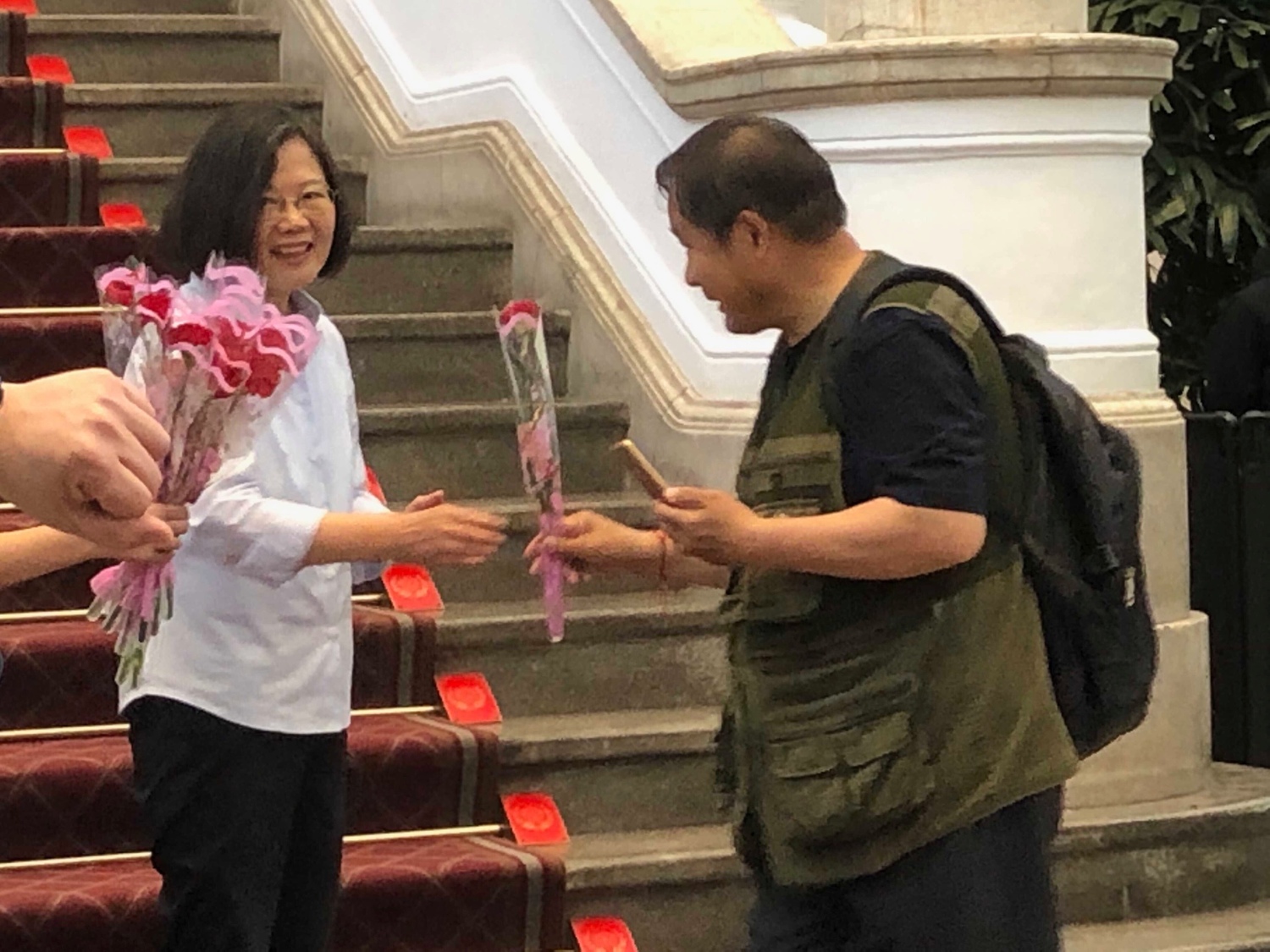 蔡英文總統上午接見「第十四屆 COLLEGE HIGH 全國制霸活動冠軍隊伍」。 圖:趙婉淳/攝 蔡英文總統上午接見「第十四屆 COLLEGE HIGH 全國制霸活動冠軍隊伍」。 圖:趙婉淳/攝