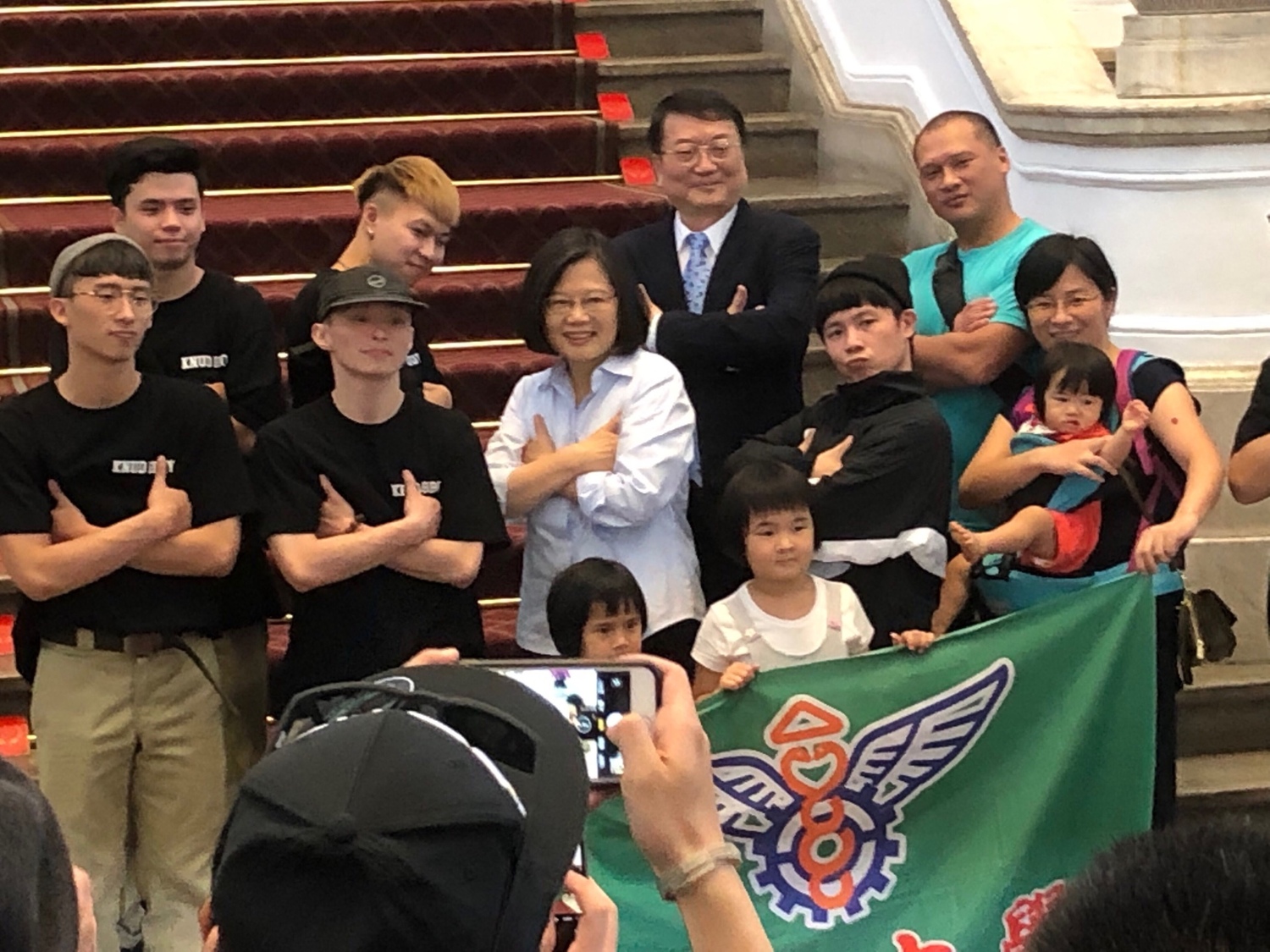 蔡英文總統上午接見「第十四屆 COLLEGE HIGH 全國制霸活動冠軍隊伍」。 圖:趙婉淳/攝 蔡英文總統上午接見「第十四屆 COLLEGE HIGH 全國制霸活動冠軍隊伍」。 圖:趙婉淳/攝