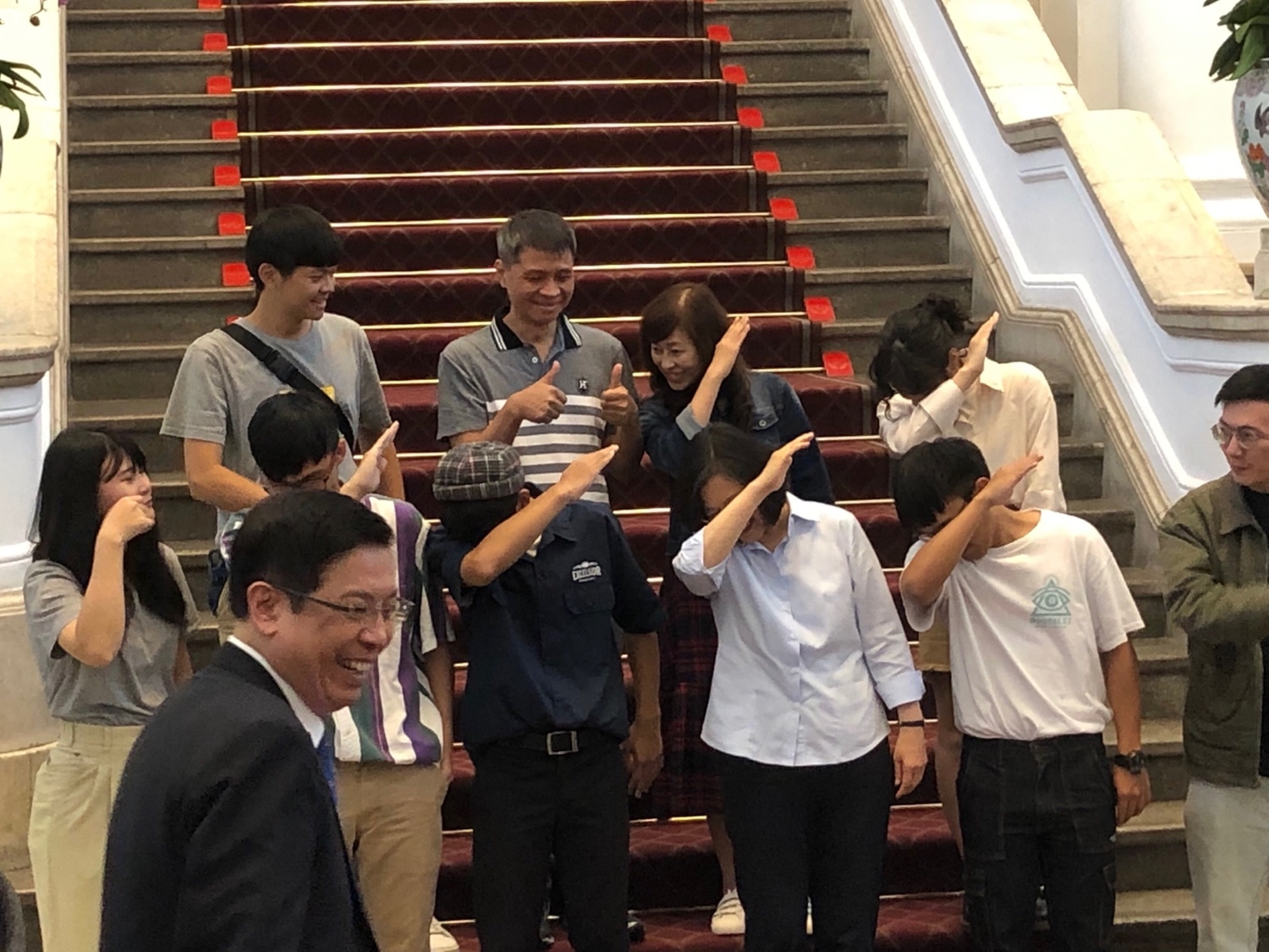 蔡英文總統上午接見「第十四屆 COLLEGE HIGH 全國制霸活動冠軍隊伍」。 圖:趙婉淳/攝 蔡英文總統上午接見「第十四屆 COLLEGE HIGH 全國制霸活動冠軍隊伍」。 圖:趙婉淳/攝