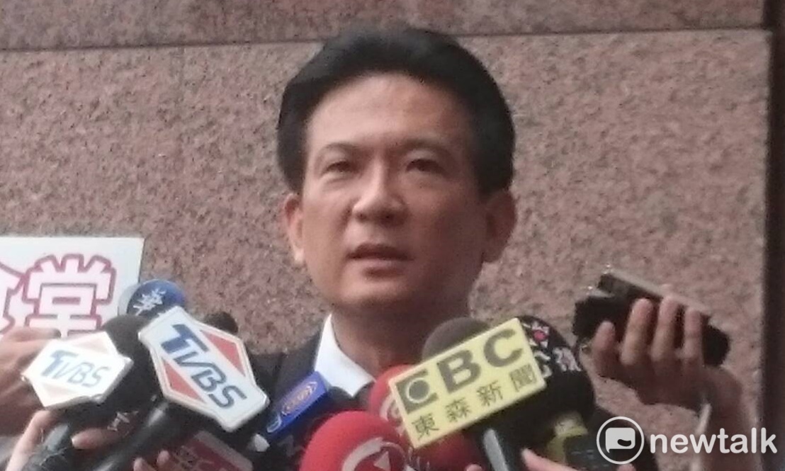 賴清德陣營代表林俊憲。 圖:林朝億/攝 賴清德陣營代表林俊憲。 圖:林朝億/攝