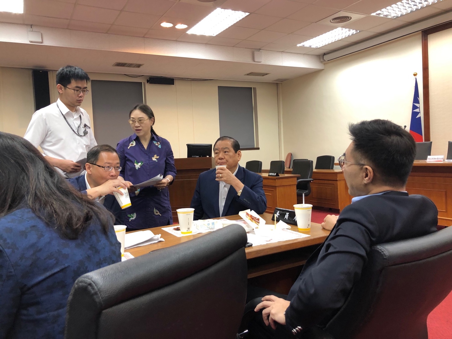 國民黨團上午召開黨團大會確定同婚議題立場。 圖:趙婉淳/攝 國民黨團上午召開黨團大會確定同婚議題立場。 圖:趙婉淳/攝