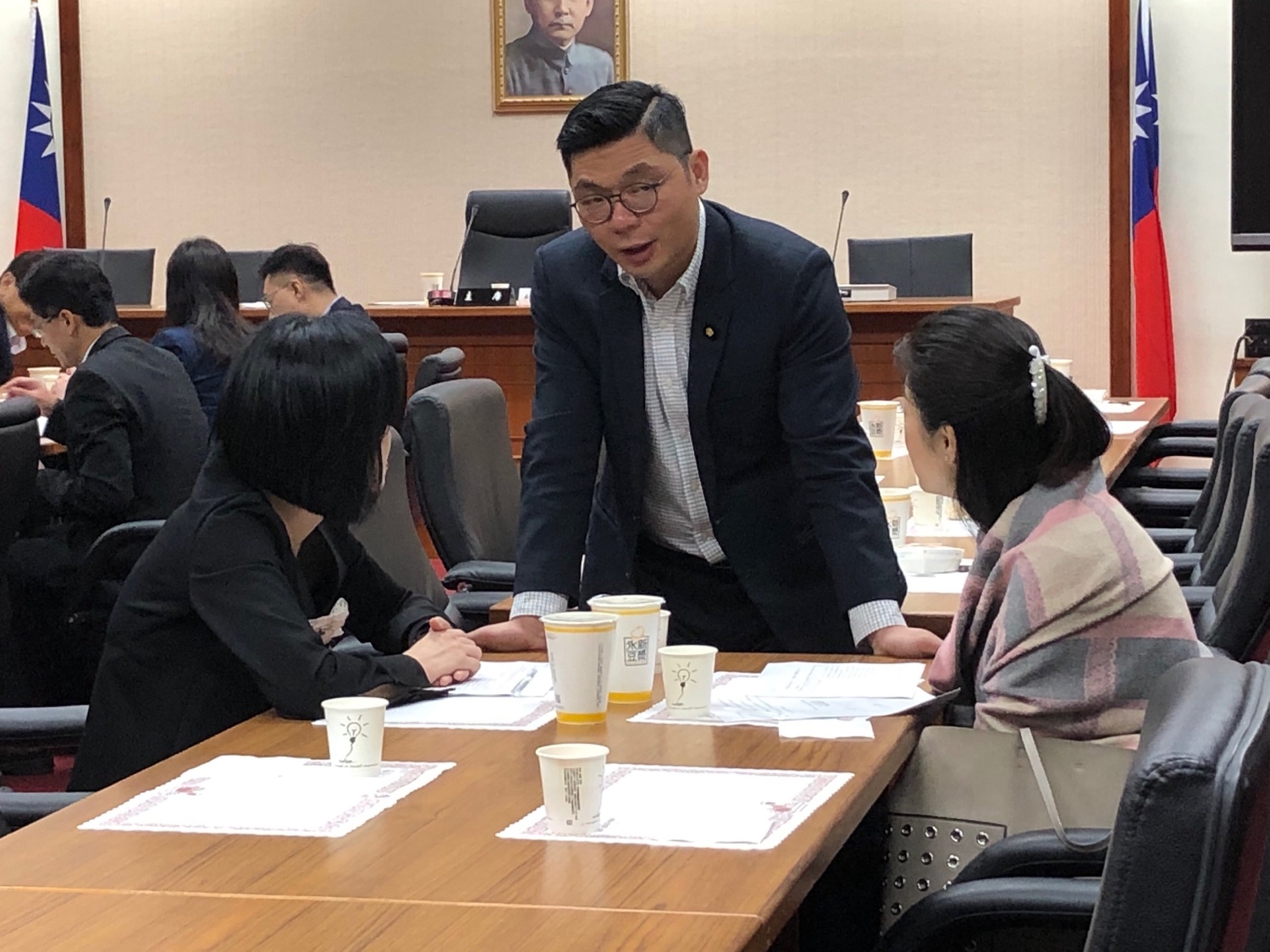 國民黨團上午召開黨團大會確定同婚議題立場。 圖:趙婉淳/攝 國民黨團上午召開黨團大會確定同婚議題立場。 圖:趙婉淳/攝
