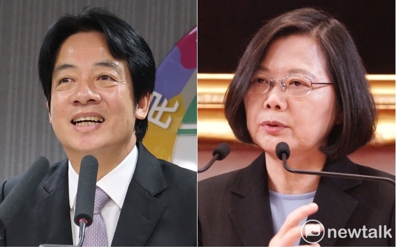 總統蔡英文(右)、副總統賴清德(左)。 圖:新頭殼合成 總統蔡英文(右)、副總統賴清德(左)。 圖:新頭殼合成