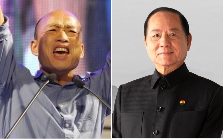 高雄市長韓國瑜(左)、妙天禪師(右)。 圖:新頭殼合成 高雄市長韓國瑜(左)、妙天禪師(右)。 圖:新頭殼合成