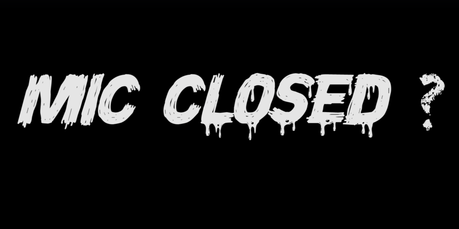 影片中一句「Mic closed?」顯示出影片製作者犯了將「turn off」、「closed」用法搞混的錯誤。 圖:翻攝自李秀彥臉書 影片中一句「Mic closed?」顯示出影片製作者犯了將「turn off」、「closed」用法搞混的錯誤。 圖:翻攝自李秀彥臉書