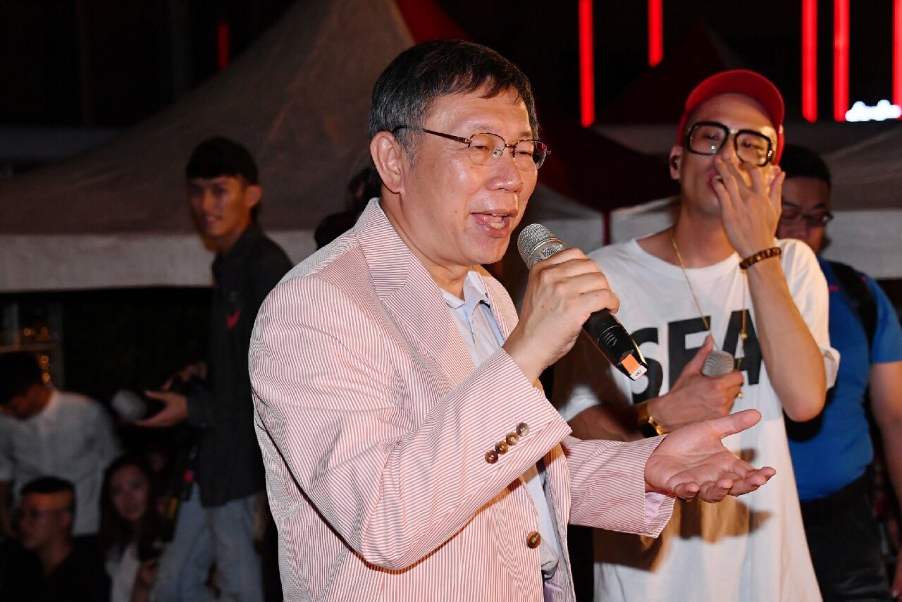 國台辦發言人安峰山大讚柯文哲提出的「兩岸一家親」。 圖 / 台北市政府提供 國台辦發言人安峰山大讚柯文哲提出的「兩岸一家親」。 圖 / 台北市政府提供