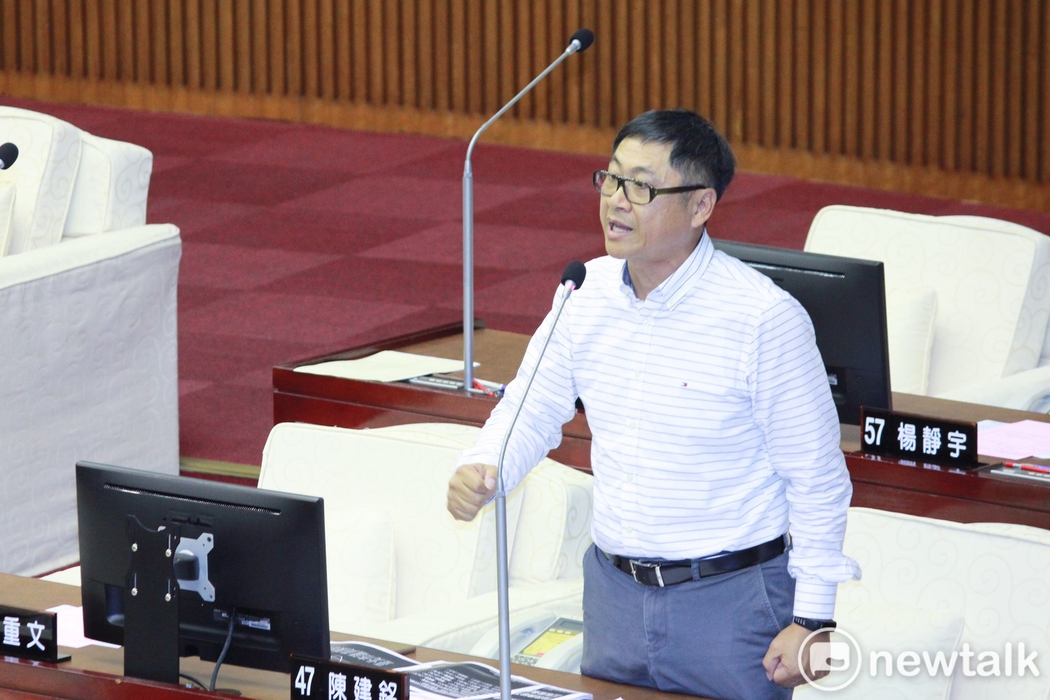 無黨籍北市議員陳建銘。 圖:周煊惠 /攝 無黨籍北市議員陳建銘。 圖:周煊惠 /攝