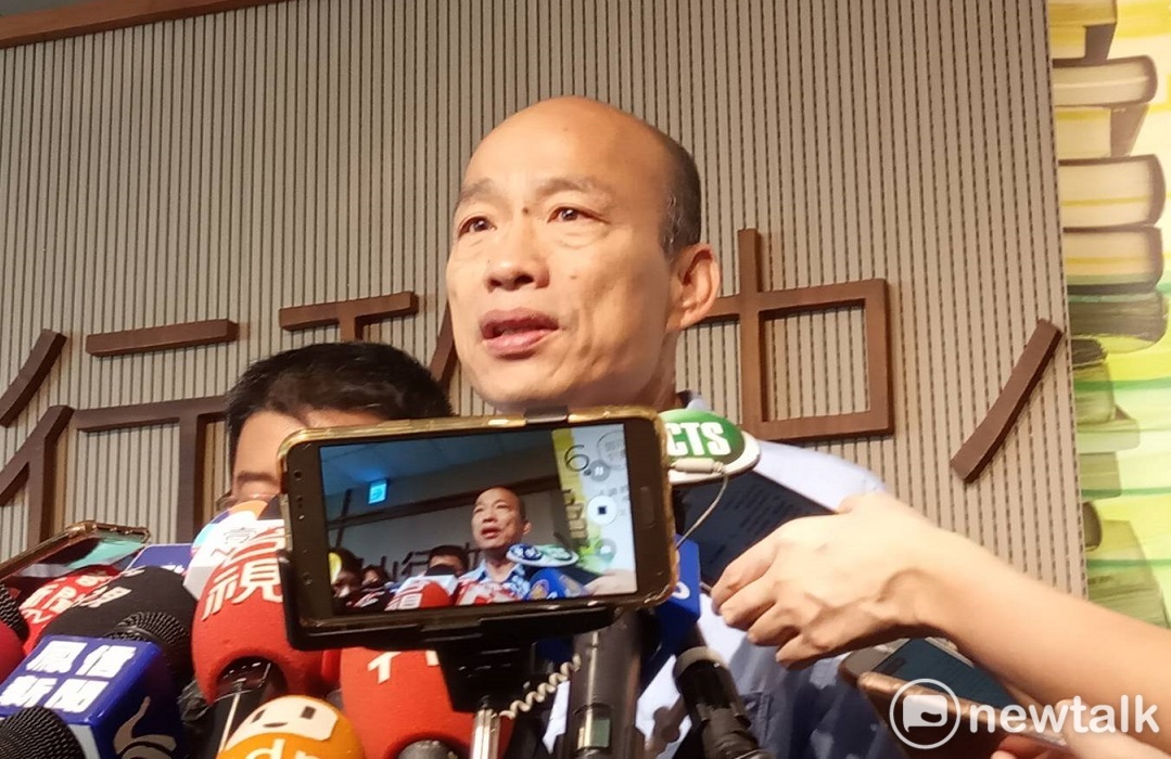 高雄市長韓國瑜對電視政見會已有所準備。 圖:孫家銘/攝(資料照片) 高雄市長韓國瑜對電視政見會已有所準備。 圖:孫家銘/攝(資料照片)