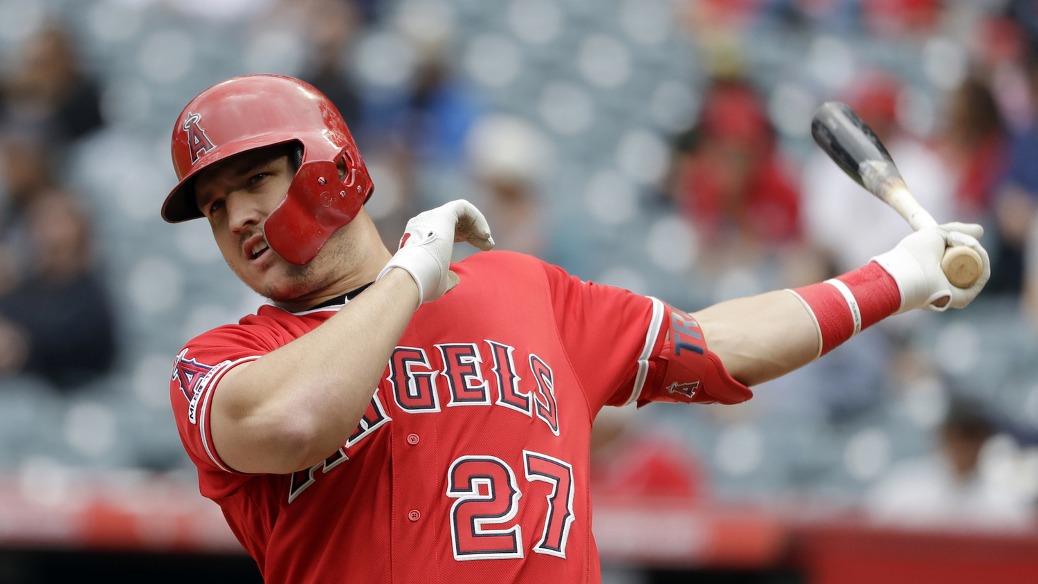 Mike Trout。 圖/美聯社/達志影像 Mike Trout。 圖/美聯社/達志影像