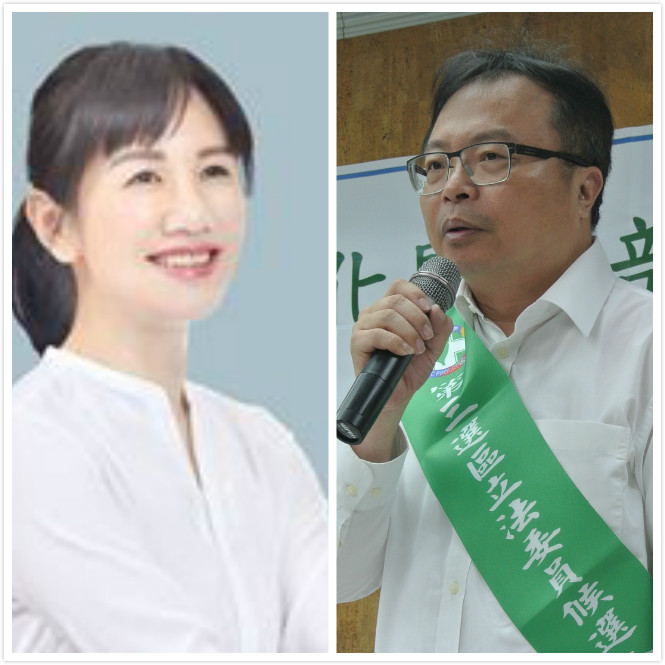彰化縣第三選區由謝衣鳳挑戰洪宗熠。 圖 :新頭殼合成 彰化縣第三選區由謝衣鳳挑戰洪宗熠。 圖 :新頭殼合成