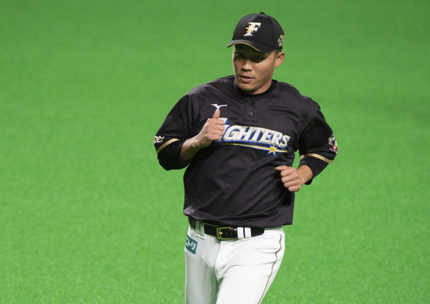 旅日職棒選手「大王」王柏融重回左外野並擔綱第5棒。 圖:nownews提供 旅日職棒選手「大王」王柏融重回左外野並擔綱第5棒。 圖:nownews提供