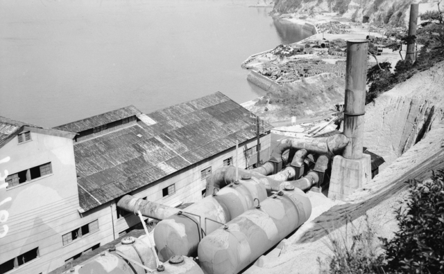 日軍1939研發出裝入糜爛劑的「きい彈」(黃彈),圖為陸軍忠海製造所的化學工廠。 圖:翻攝自維基網站 日軍1939研發出裝入糜爛劑的「きい彈」(黃彈),圖為陸軍忠海製造所的化學工廠。 圖:翻攝自維基網站