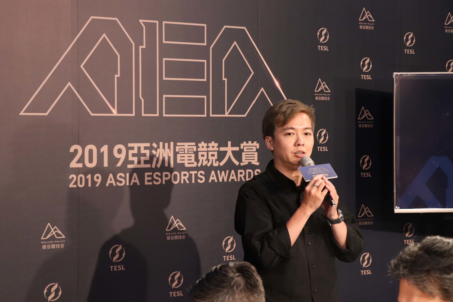 2019 亞洲電競大賞評審團主席 張軒齊(SoBaD)。 2019 亞洲電競大賞評審團主席 張軒齊(SoBaD)。