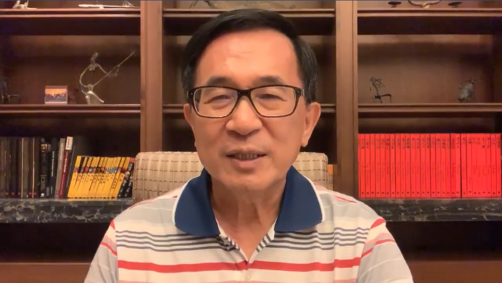 陳水扁認為,劉曉波不知道他的「零八憲章」影響到中共永續執政的統治地位,就是共產黨的敵人。 圖:擷自陳水扁臉書 陳水扁認為,劉曉波不知道他的「零八憲章」影響到中共永續執政的統治地位,就是共產黨的敵人。 圖:擷自陳水扁臉書