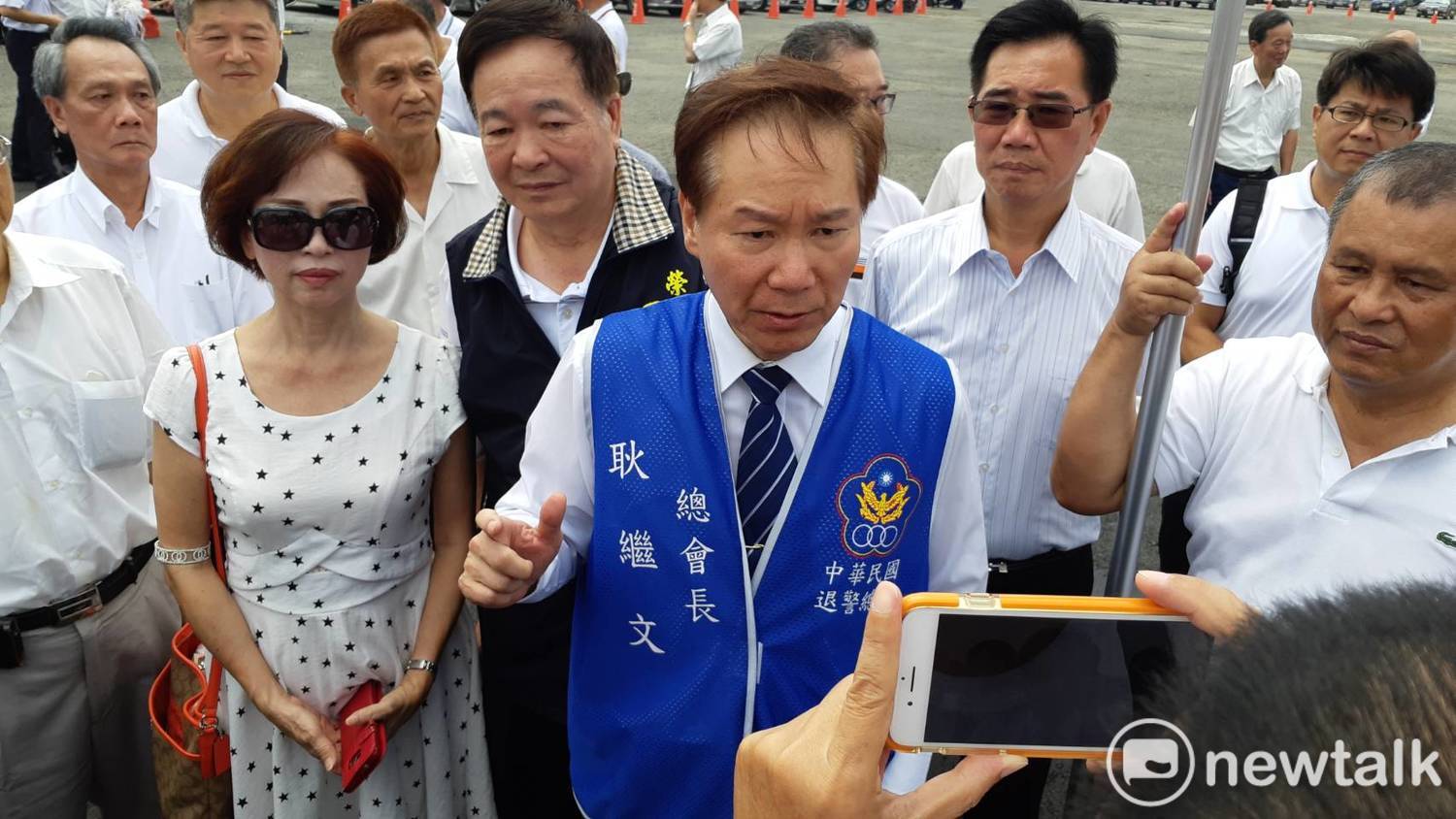 退警協會長耿繼文。 圖:蔡坤龍/攝影 退警協會長耿繼文。 圖:蔡坤龍/攝影