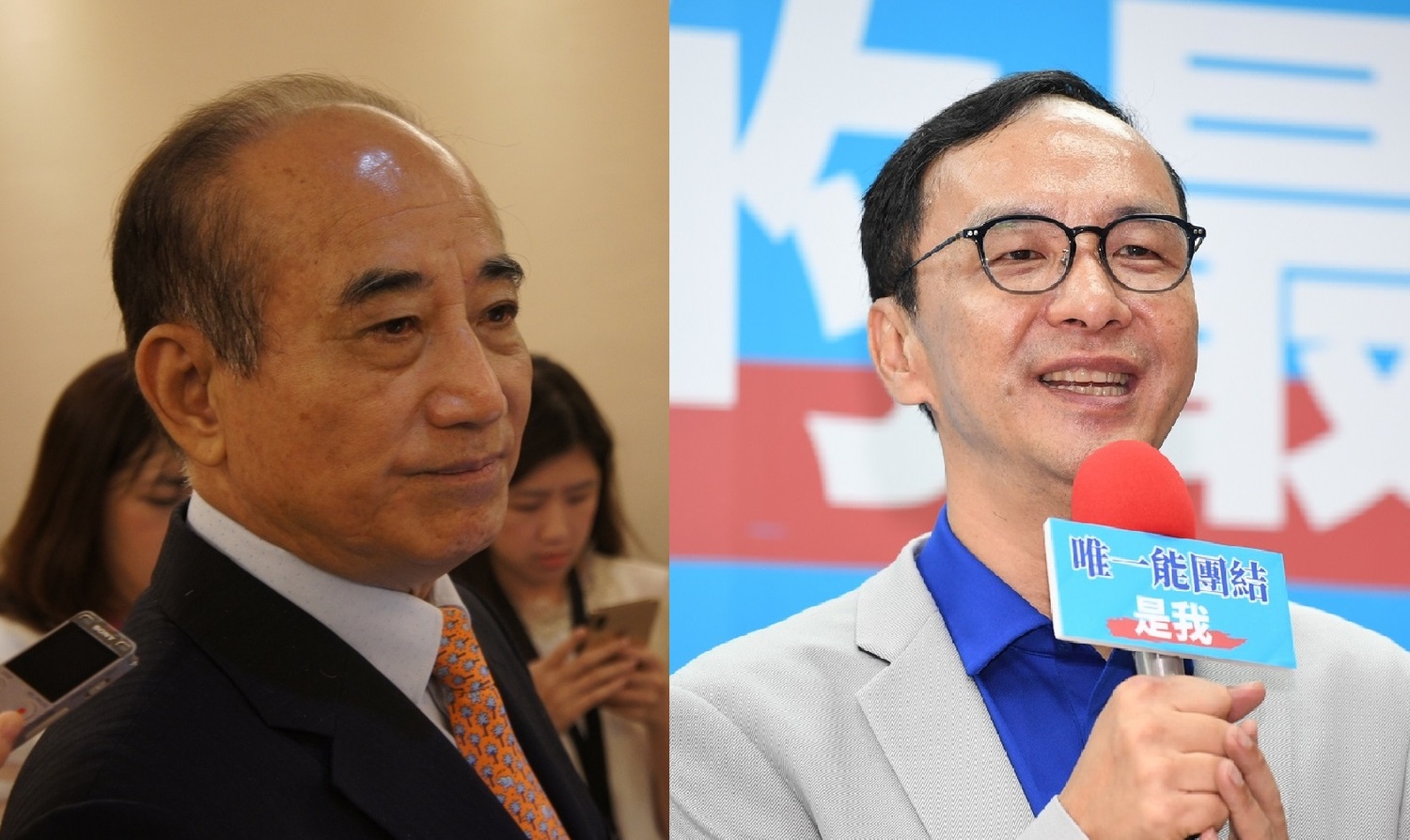 朱立倫與王金平一同被點名為副總統候選人。 圖:新頭殼合成 朱立倫與王金平一同被點名為副總統候選人。 圖:新頭殼合成