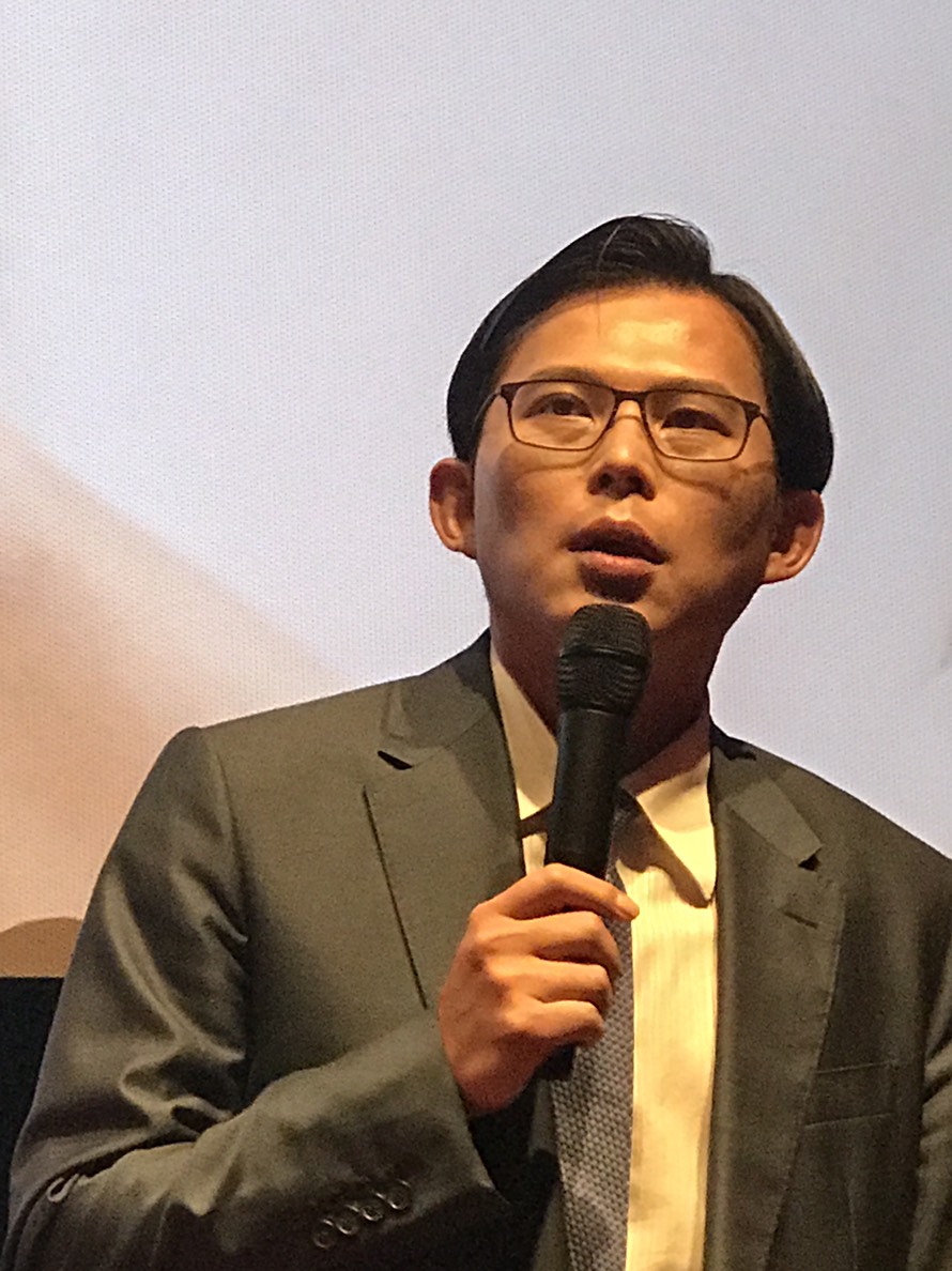 立委黃國昌「台灣的下一步」演講會。 圖:朱蒲青/攝 立委黃國昌「台灣的下一步」演講會。 圖:朱蒲青/攝