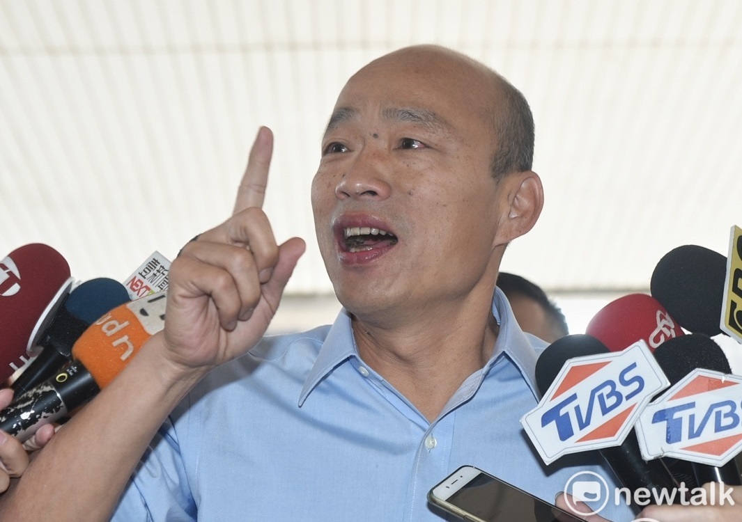 國民黨總統參選人韓國瑜因為需顧慮北京的感受,不可能做出過於「親美」的態度, 國民黨總統參選人韓國瑜因為需顧慮北京的感受,不可能做出過於「親美」的態度,