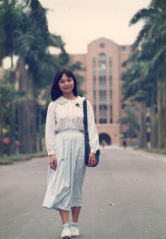 楊翠大四學生照。 圖/翻攝自楊翠臉書 楊翠大四學生照。 圖/翻攝自楊翠臉書