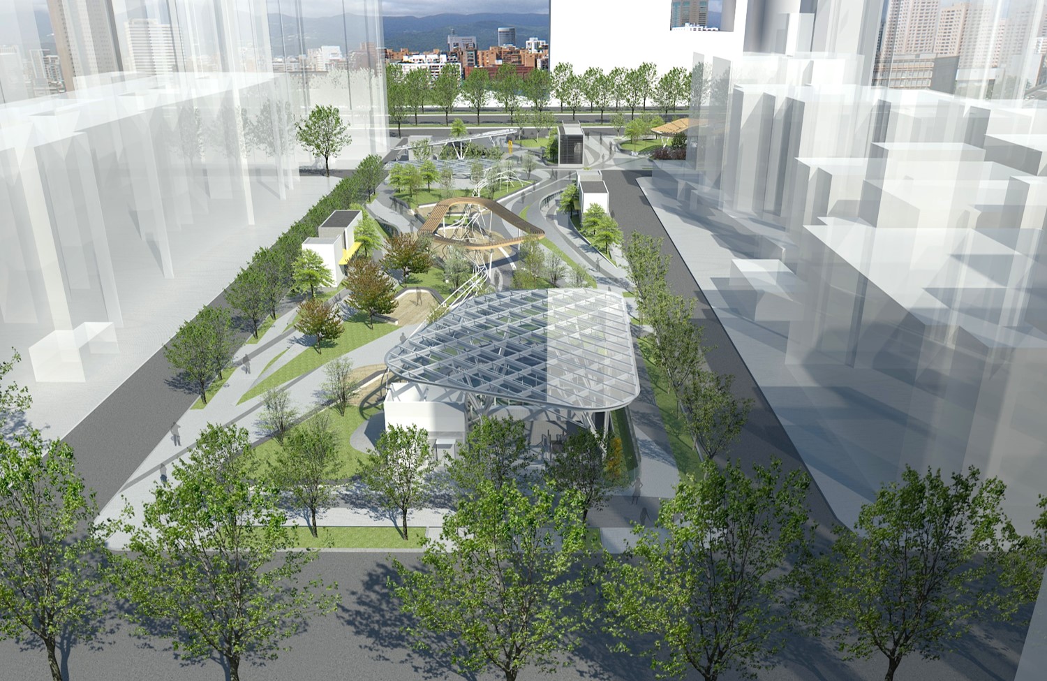 成功市場改建圖。 圖:北市市場處 / 提供 成功市場改建圖。 圖:北市市場處 / 提供