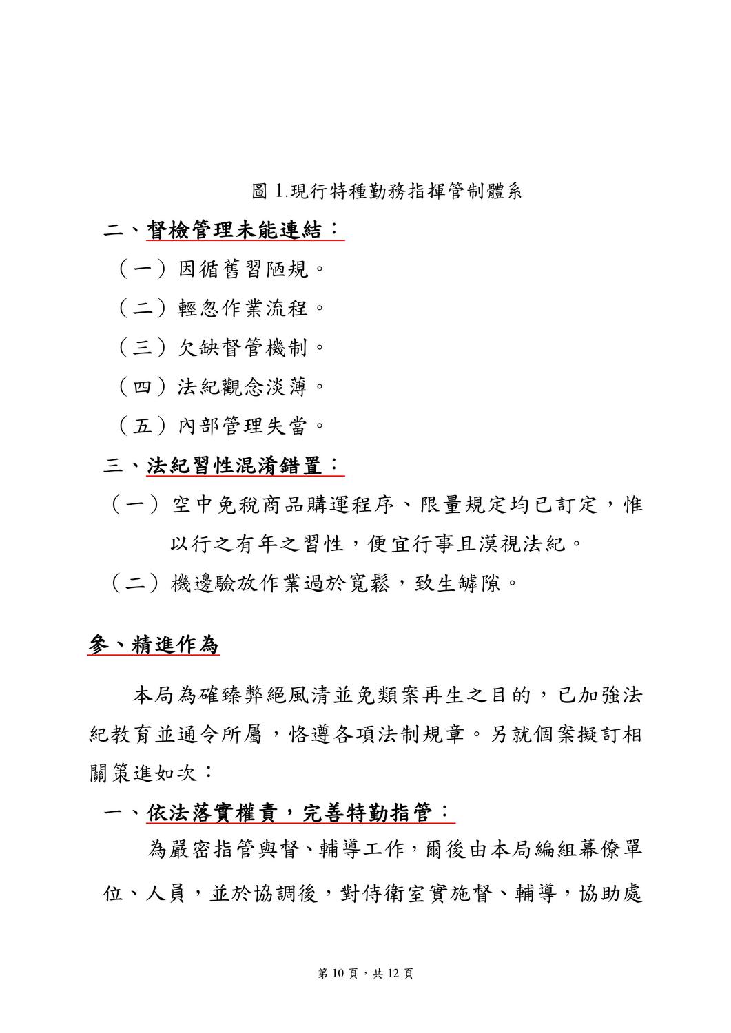 國安局私菸案調查報告。 圖:國安局/提供 國安局私菸案調查報告。 圖:國安局/提供