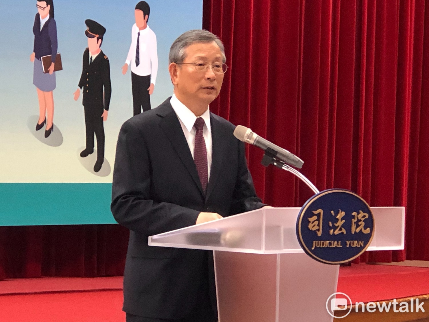 司法院秘書長呂太郎。 圖:謝莉慧/攝(資料照片) 司法院秘書長呂太郎。 圖:謝莉慧/攝(資料照片)