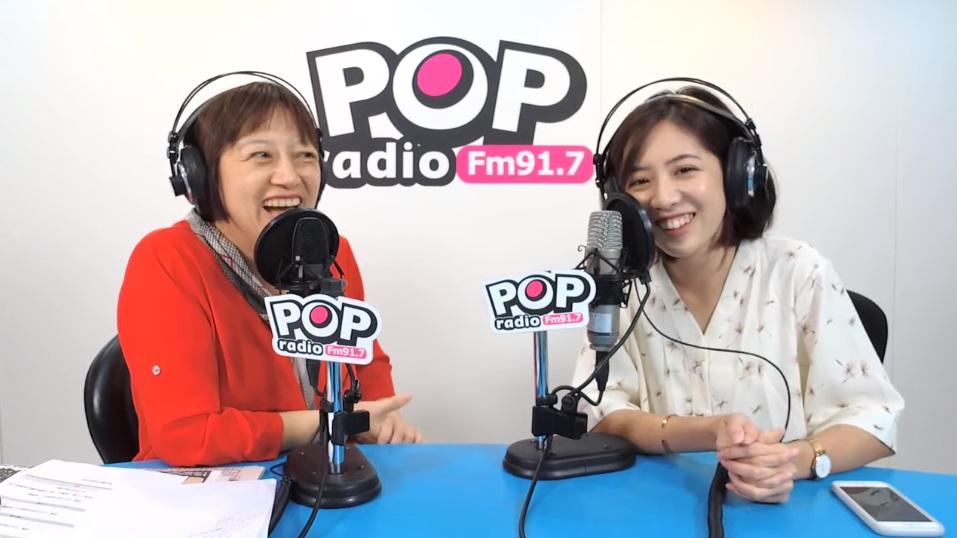 學姊支持柯P「想改變政治文化」的理念,因此決定入黨。 圖:翻攝自《POP搶先爆》 學姊支持柯P「想改變政治文化」的理念,因此決定入黨。 圖:翻攝自《POP搶先爆》