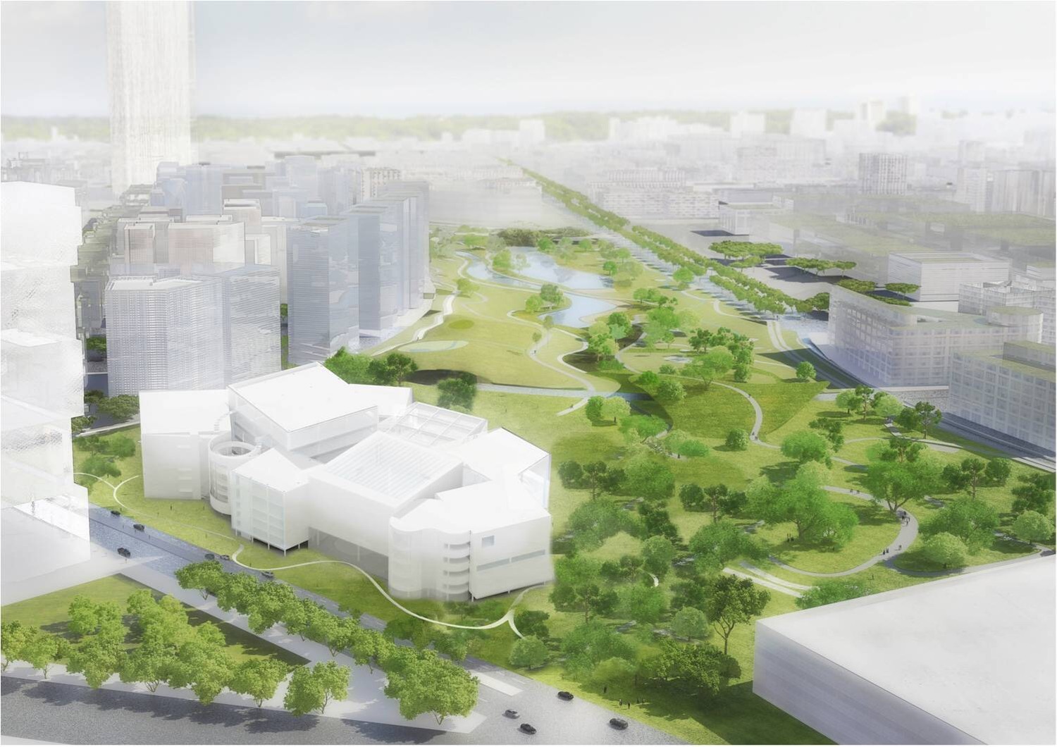 台中綠美圖設計規劃圖。 台中市政府/提供 台中綠美圖設計規劃圖。 台中市政府/提供