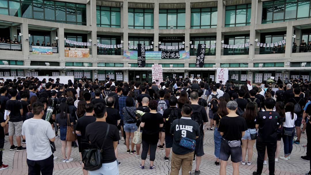香港反送中抗議行動持續發燒,但學生即將面臨開學季,因此有不少罷課聲浪出現。 圖 : 翻攝自社會民主聯線臉書 香港反送中抗議行動持續發燒,但學生即將面臨開學季,因此有不少罷課聲浪出現。 圖 : 翻攝自社會民主聯線臉書