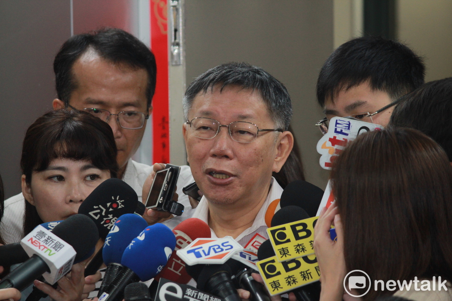 台北市長柯文哲。 台北市長柯文哲。