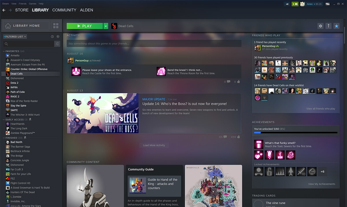 改版後,玩家可輕易掌握好友最近的動態 圖:翻攝自 Steam 改版後,玩家可輕易掌握好友最近的動態 圖:翻攝自 Steam