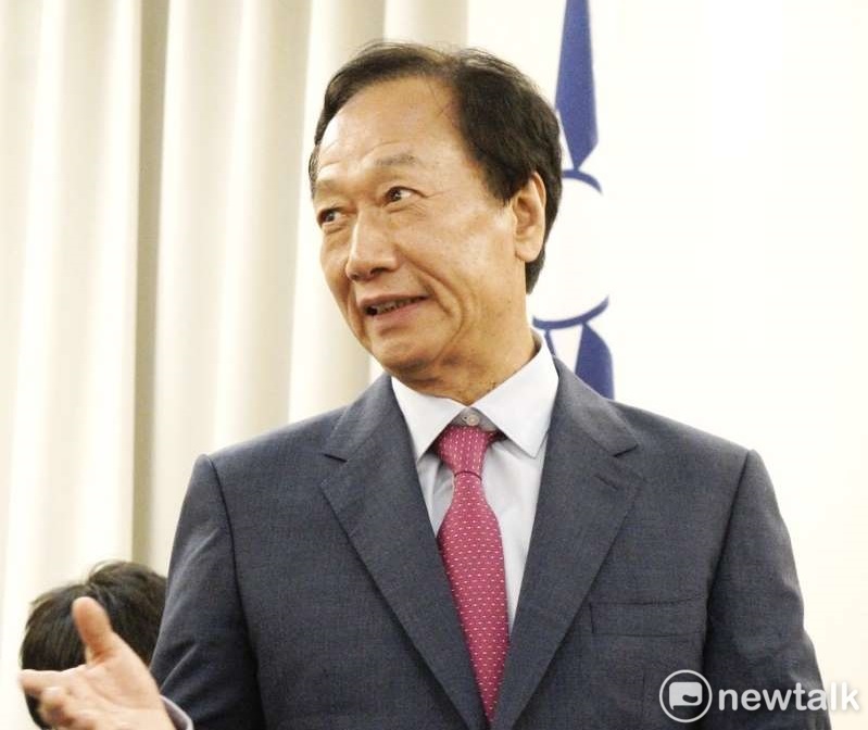 圖說:鴻海前董事長郭台銘先前退黨時,直指國民黨腐化。 圖說:鴻海前董事長郭台銘先前退黨時,直指國民黨腐化。