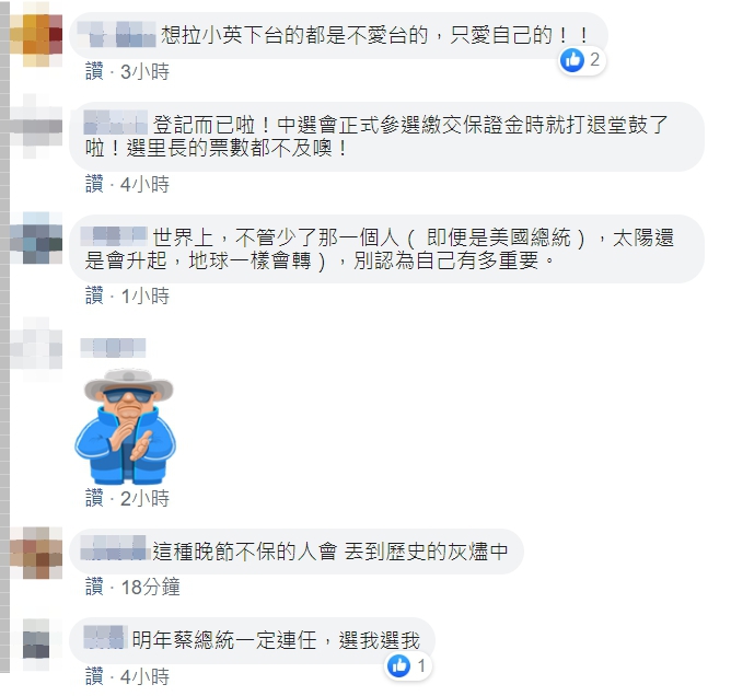 網友們看法。 圖:翻攝自王瑞德臉書 網友們看法。 圖:翻攝自王瑞德臉書